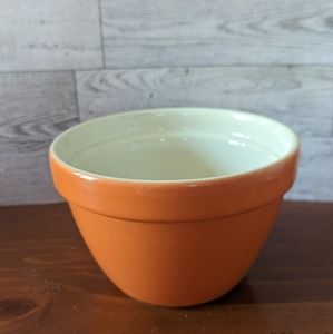 Crate and Barrel orange Addison bowl